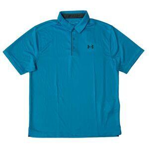 Light Blue - Under Armour Men's UA Rival Athletic Pullover Short Sleeve Polo, 12